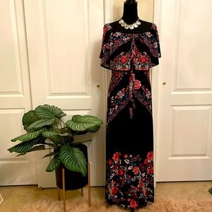 NY&CO Black & Print Maxi Dress